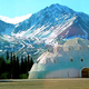Illustration for article titled A bizarre igloo-shaped hotel lies unfinished and abandoned in Alaska